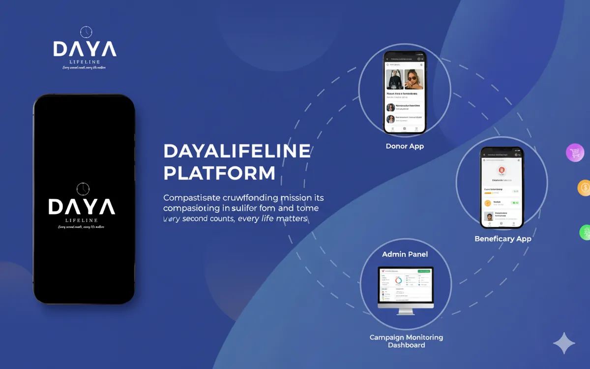 DayaLifeline charity crowdfunding platform built by Inmorix